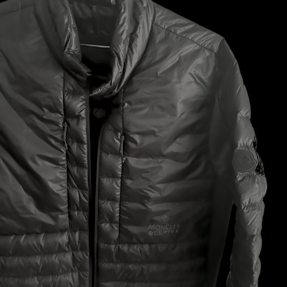 NWT Moncler Jovet Giubbotto Down Jacket | Matt Black | Men's Size 2 (M) - Picture 3 of 5